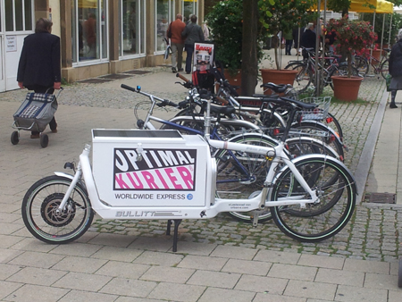 Das I Bullit zum ersten Mal in Ludwigsburg am Marktplatz